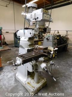 E.X.A. 942CVH Turret Milling Machine with Sokki Digital Readout
