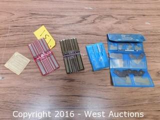 (2) PeeDee Thread Measuring Wire Sets and (2) Yuasa Gauge Sets