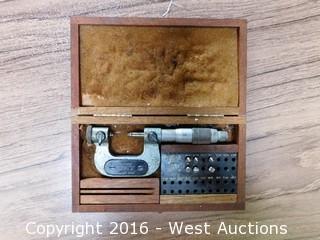 Tesa 0-1" Thread Micrometer