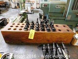 (18) CAT-40 Tool Holders, End Mill Holders