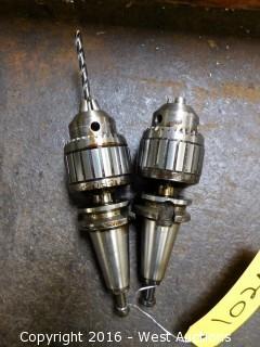 (2) BT-35 Jacobs Drill Chucks