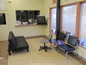 Contents of Reception Area - Color Printers, Safe, IBM Computers, Seating, TV, DVD Player, Safe and more
