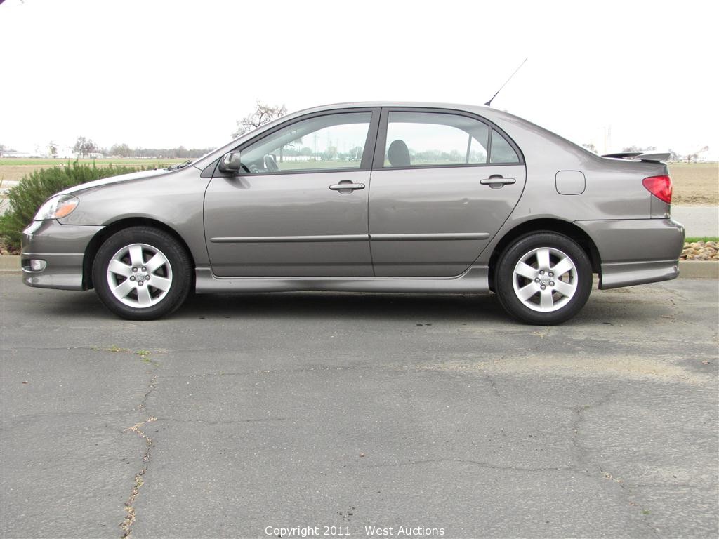 West Auctions - Auction: 2006 Toyota Corolla S ITEM: 2006 Toyota Corolla S