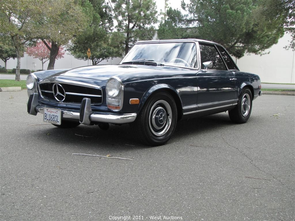 West Auctions Auction 1968 Mercedes Benz 250 Sl California Coupe With Hard Top Item 1968