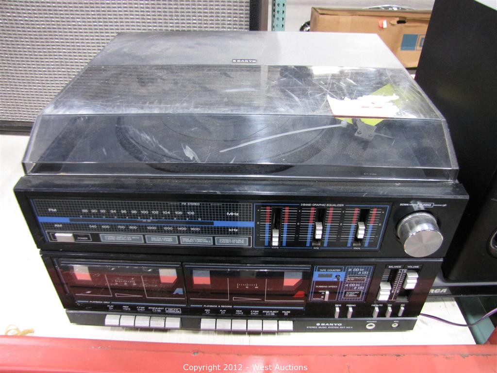 West Auctions Auction Surplus Liquidation Auction ITEM Sanyo Dual