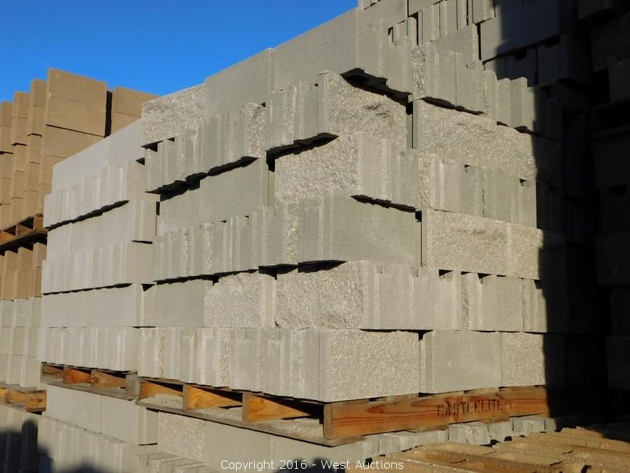 West Auctions Auction Auction 1 Stone Pavers, Concrete Blocks, and