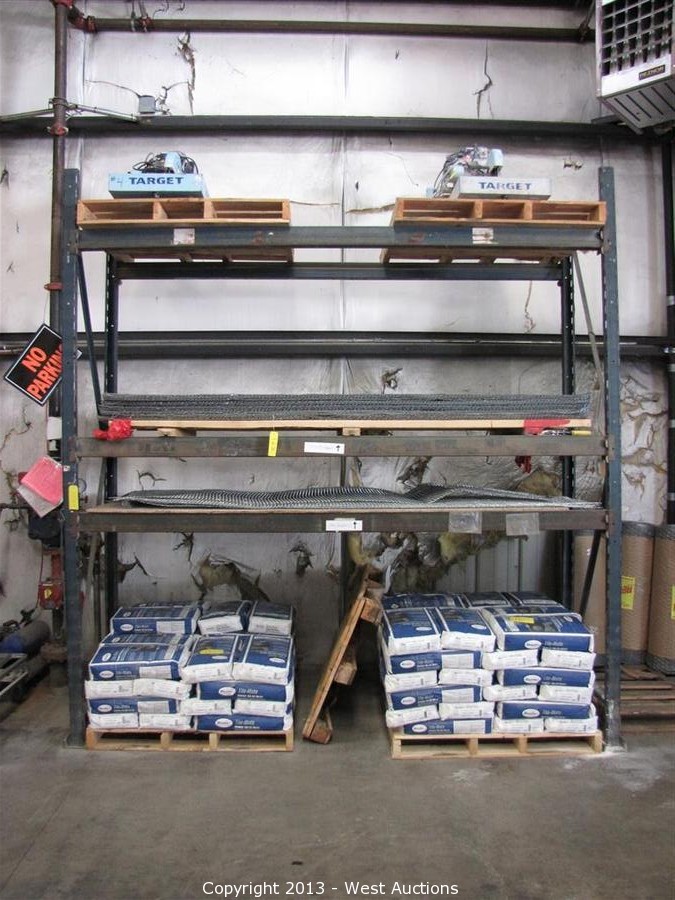 West Auctions Auction Pallet Racking, Tools and Equipment from Tile
