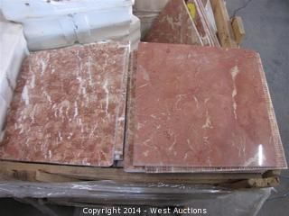 Crate of 12"x12" Rossa Thiva Natural Stone Tile 