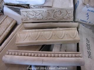 Mix of Architectural Listellos Molding Tile