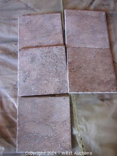 Pallet of 6.5"x6.5" Ceramica Villa Brown Tiles