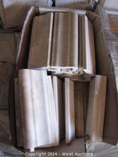 (2) Pallets of Sierra Ivory 6" V-Cap Tiles