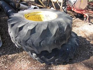 (2) 23.1-30 Tractor Tires
