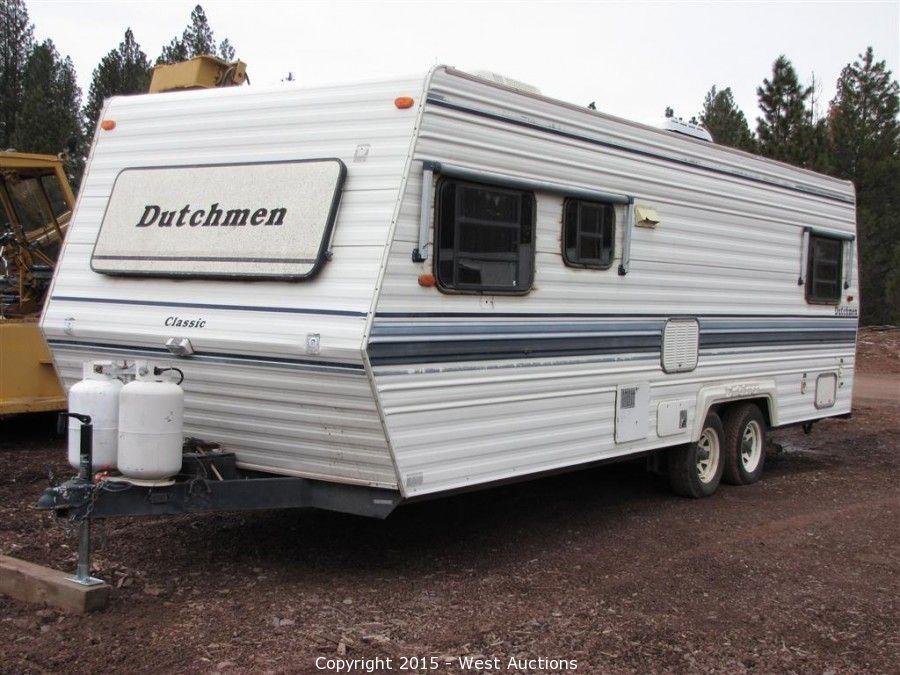 travel trailer auctions in california