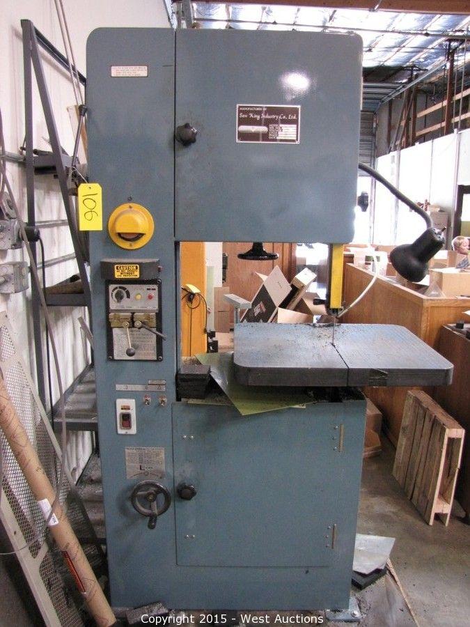 West Auctions Auction Complete Liquidation of CNC Machine Shop in Bay Area ITEM Saw King KB
