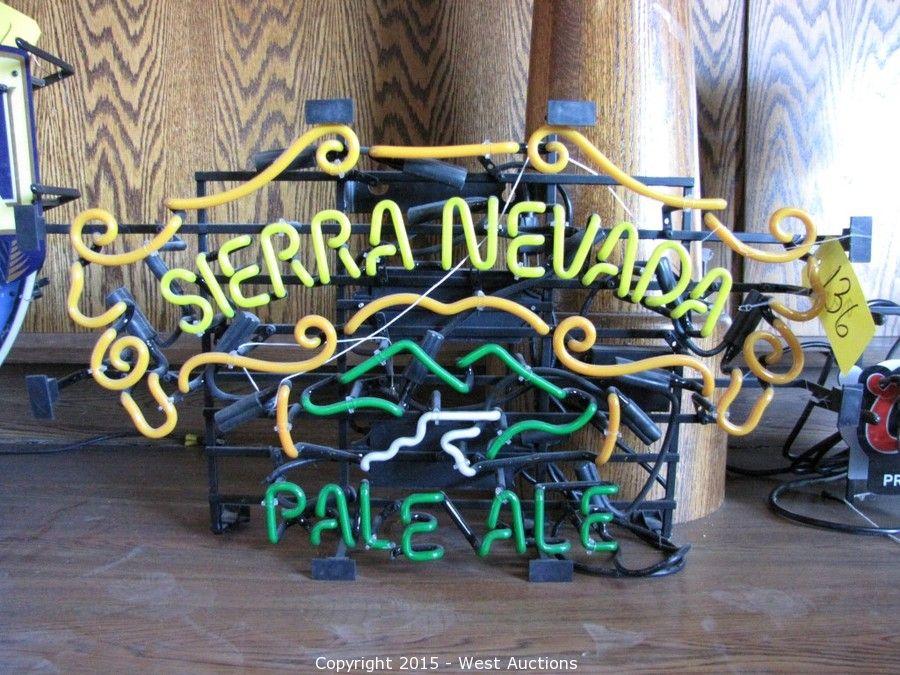 sierra nevada pale ale neon sign