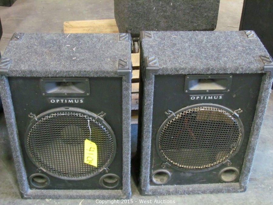 optimus pa speakers