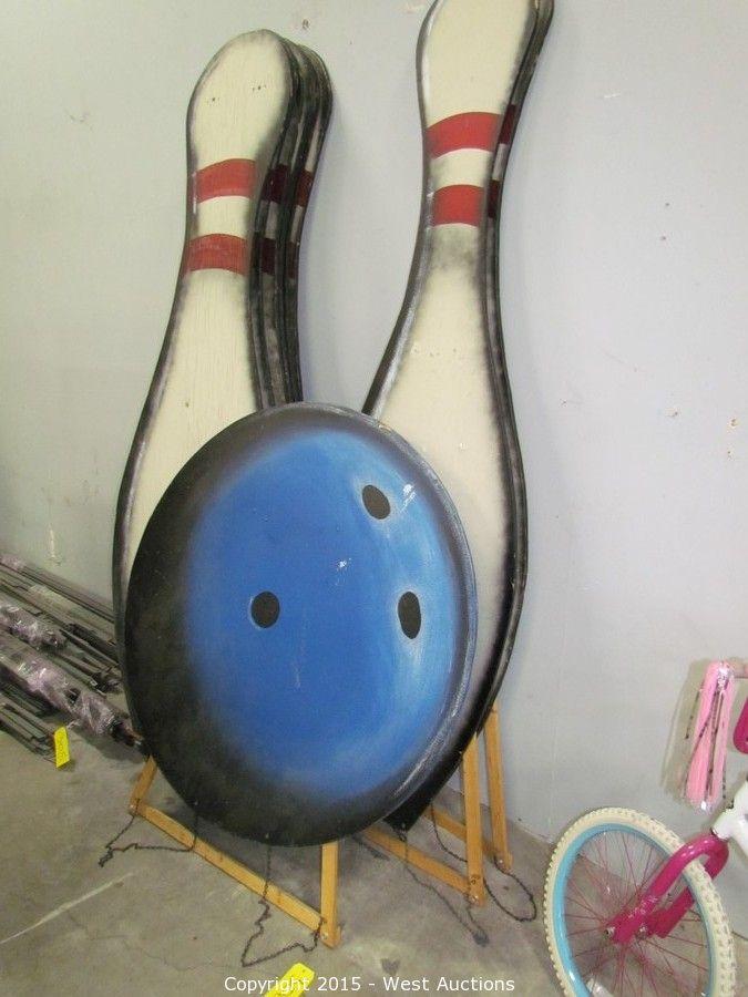 West Auctions Auction Complete Liquidation of Contents from Bowling