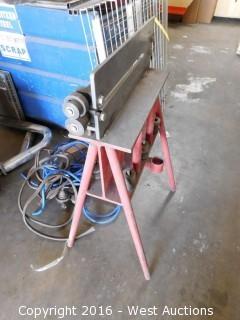 West Auctions Forklift And Machinery From Sheet Metal Shop