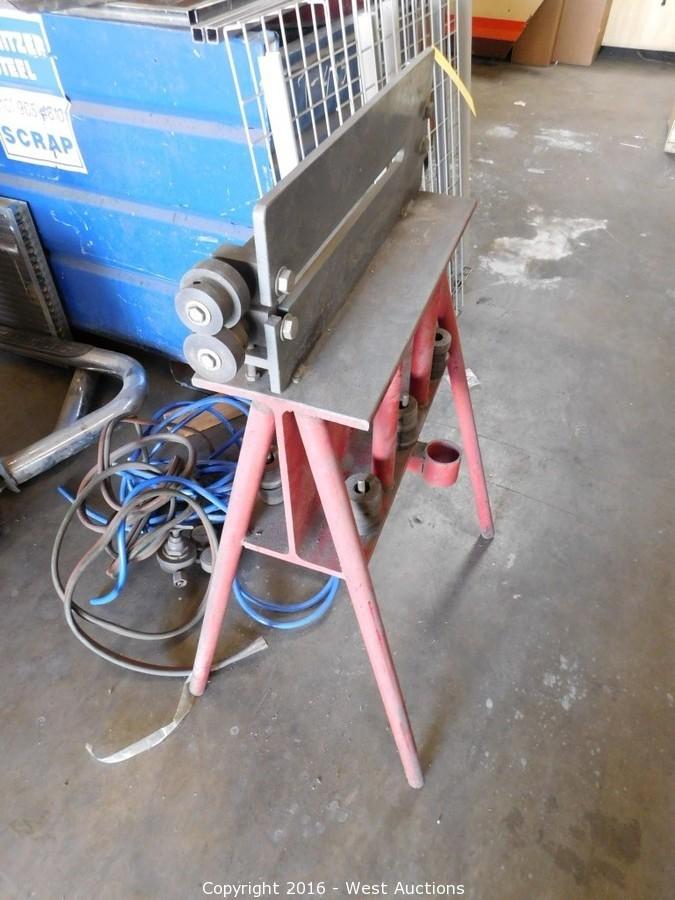 West Auctions Auction Forklift and Machinery from Sheet Metal Shop