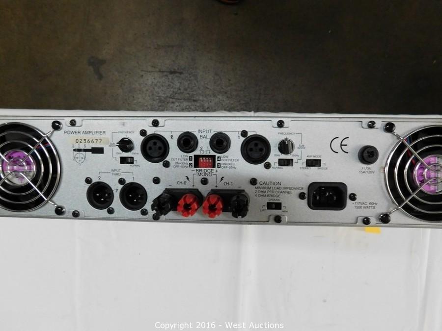 West Auctions Auction Auction 1 Surplus of Audio and Lighting