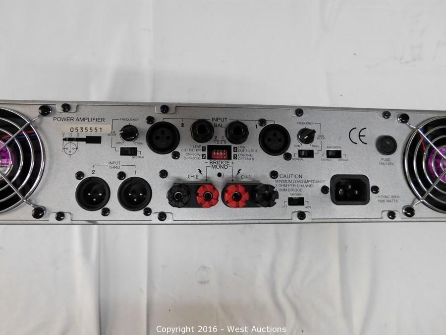 West Auctions Auction Auction 1 Surplus of Audio and Lighting