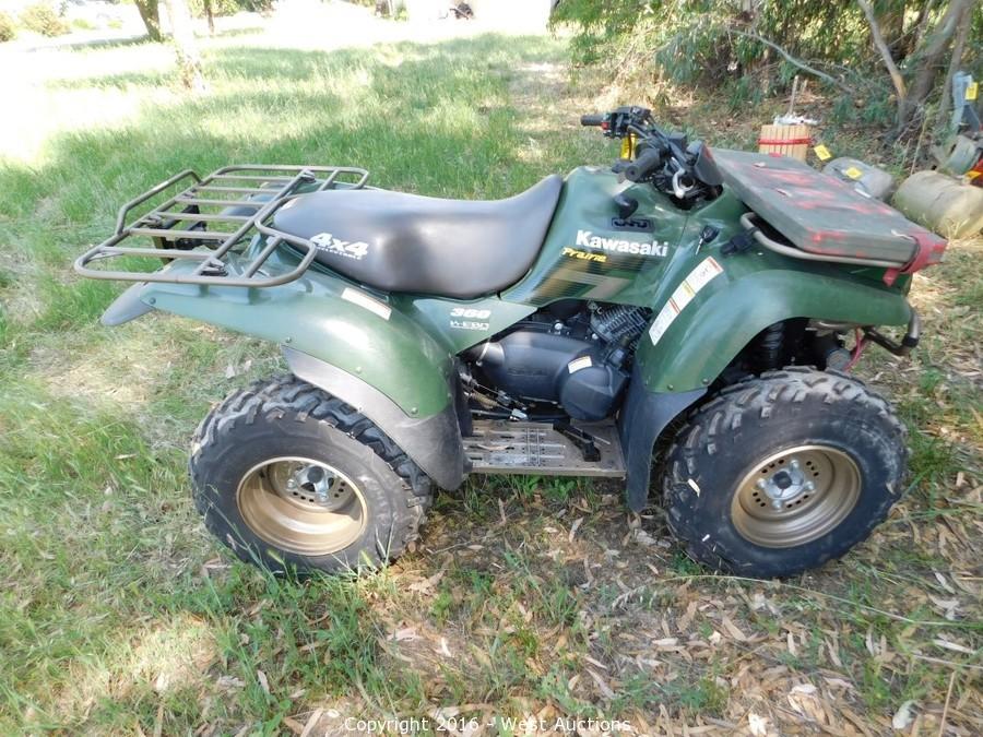 West Auctions Auction Motorcycles Atv S And Tools Item 03 Kawasaki Prairie 360 4x4