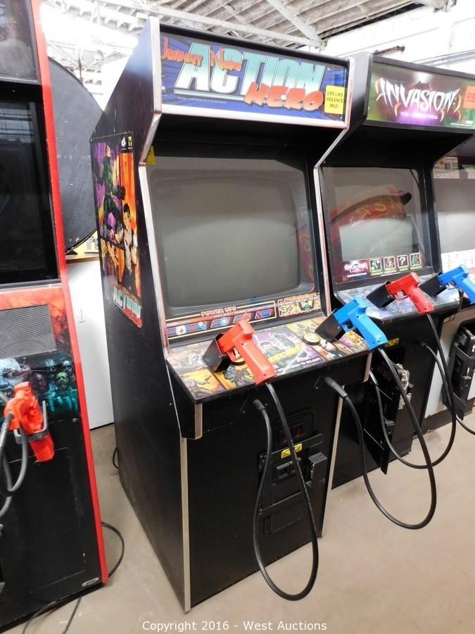 West Auctions Auction Arcade Games And Hotel Furniture Item Johnny Nero Action Hero