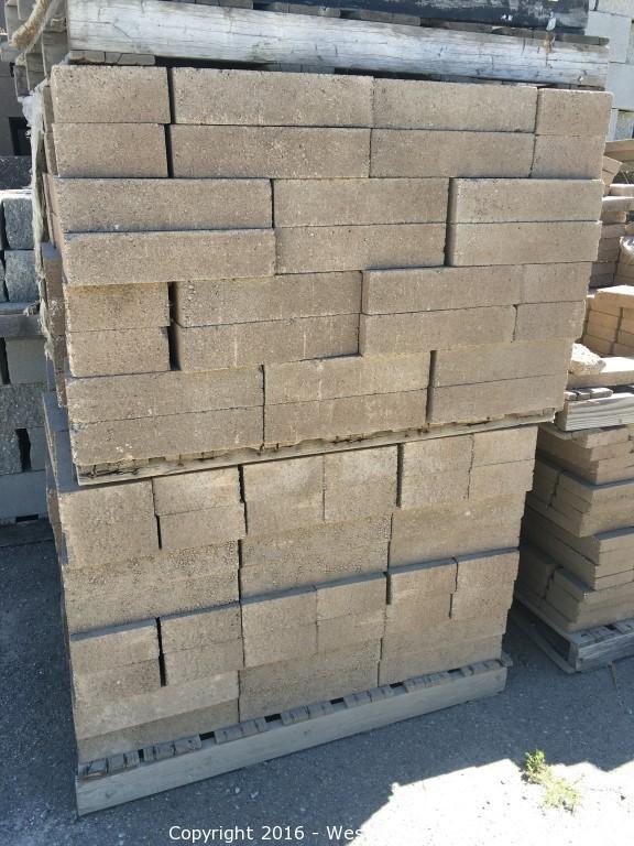 West Auctions - Auction: Stone Pavers, Concrete Blocks and Retaining ...