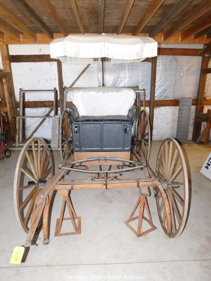 West Auctions - Auction: Antique 1890's Horse Drawn Doctor's Buggy ITEM ...