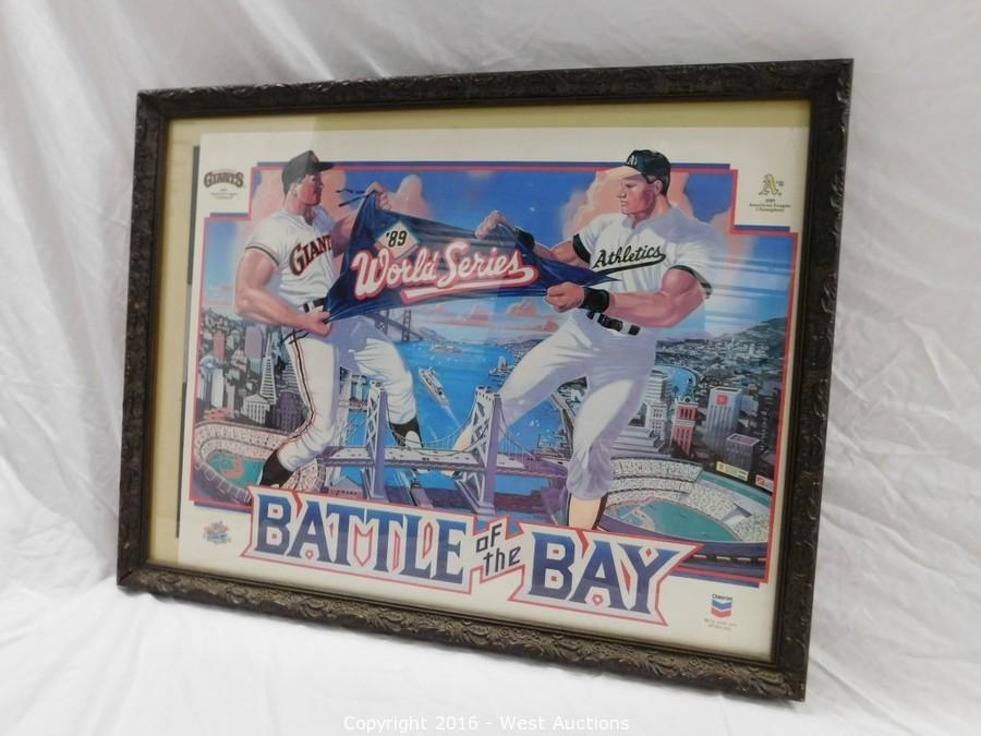 battle of the bay poster 1989 world series