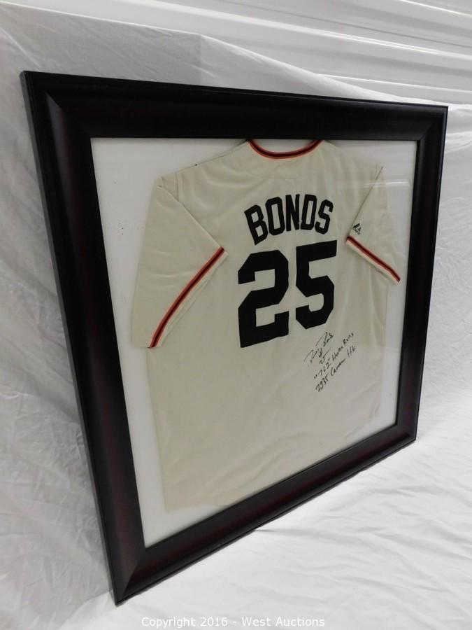 barry bonds signed jersey