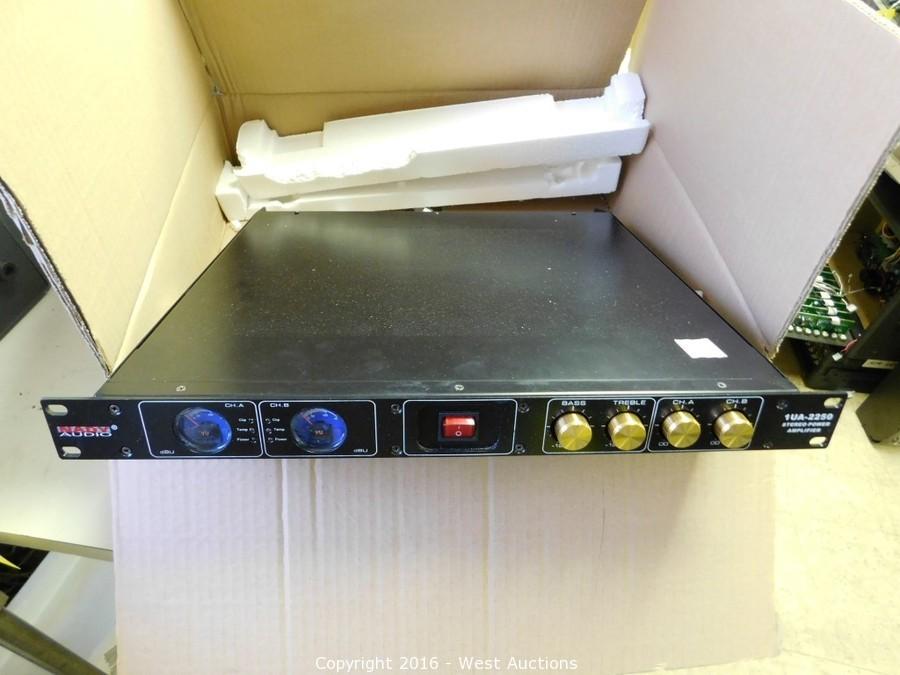 West Auctions Auction Auction 1 Surplus Liquidation of Pro Audio