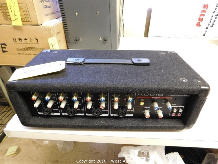 West Auctions Auction Auction 1 Surplus Liquidation of Pro Audio