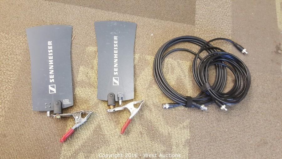 West Auctions Auction Surplus Auction Of Vehicles Sound Lighting And Production Equipment Item 2 Sennheiser A 1031 U Passive Omni Directional Antenna