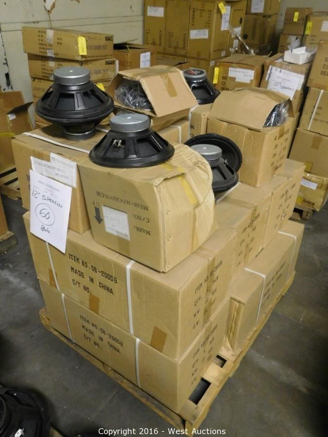 West Auctions Auction Auction 2 Surplus Liquidation of Pro Audio