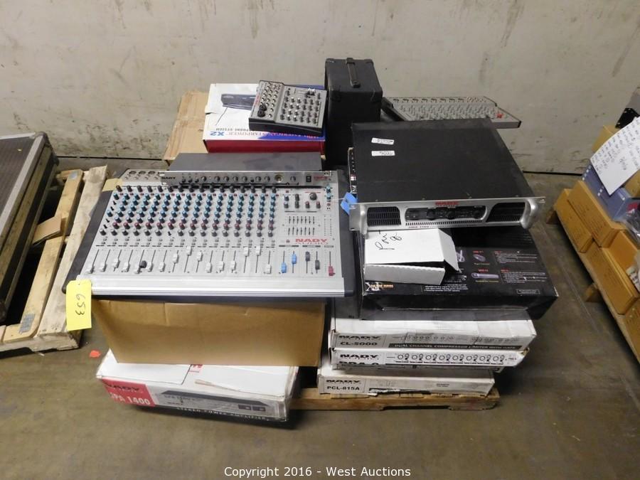 West Auctions Auction Auction 2 Surplus Liquidation of Pro Audio