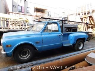1969 Chevrolet Pickup Truck with Lincoln Electric Welder