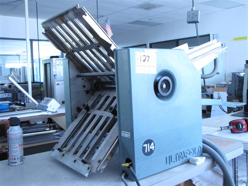 West Auctions Auction Print Shop Equipment in Rancho Cordova (near