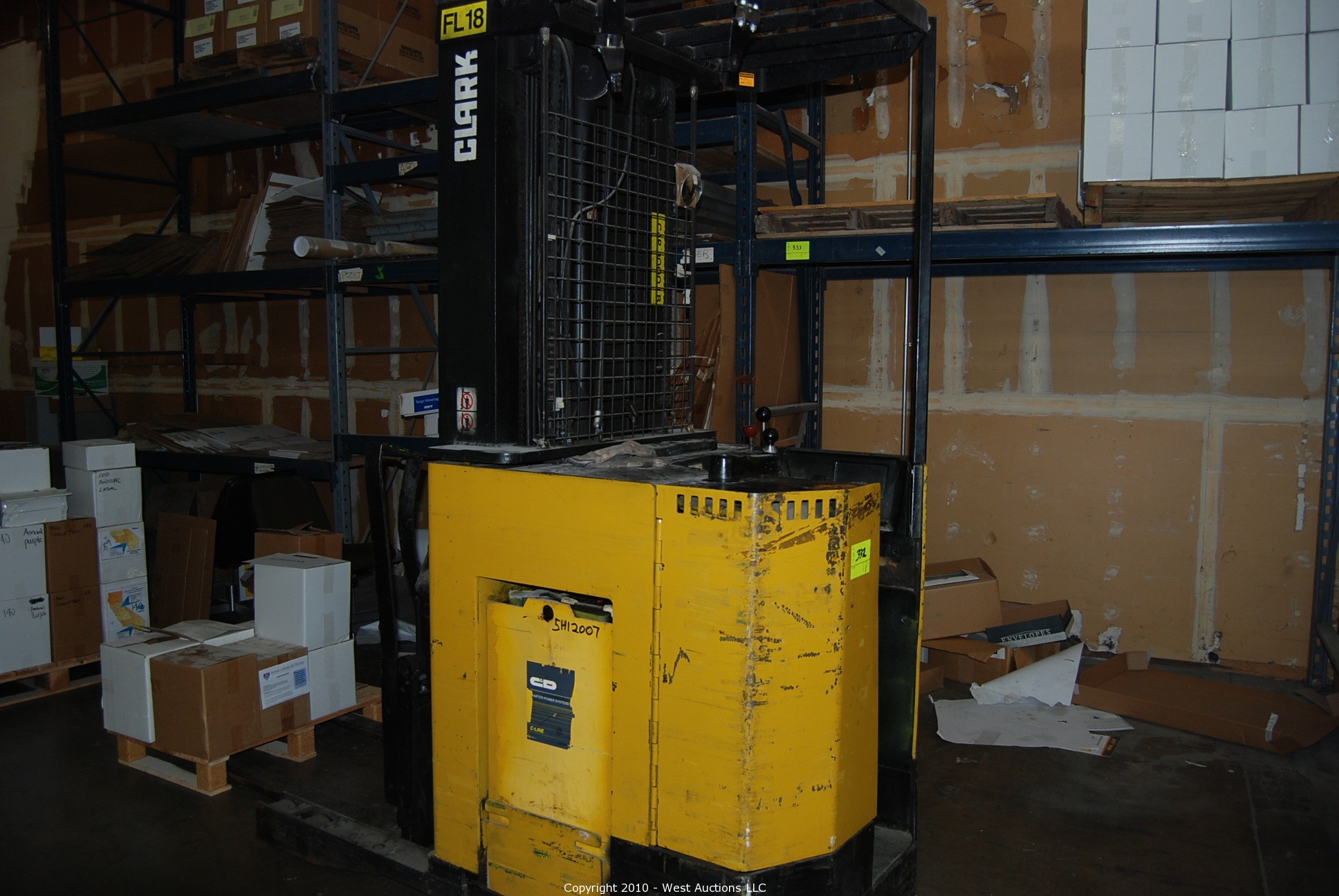West Auctions Auction Equipment Inventory Reduction Auction in