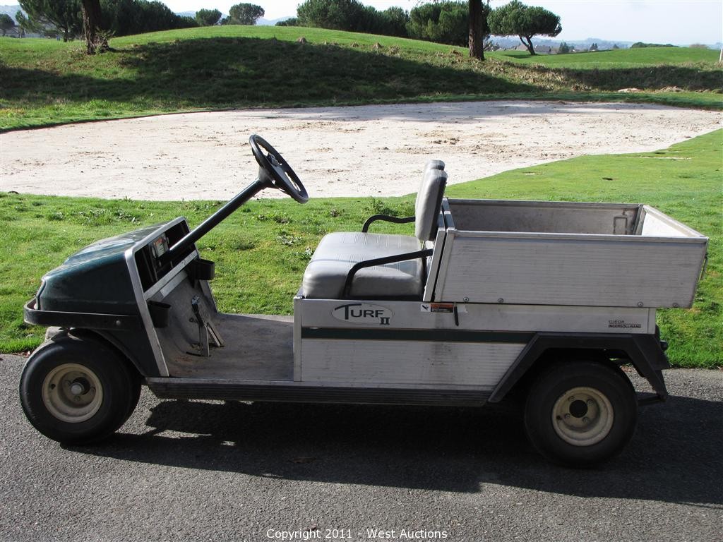 West Auctions Auction Golf Course Equipment and Merchandise in Woodland, Ca ITEM Club Car