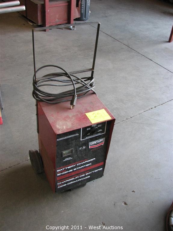 West Auctions - Auction: Steel Manufacturing Company in Gilroy, California  ITEM: Century Professional Battery Charger/Engine Starter