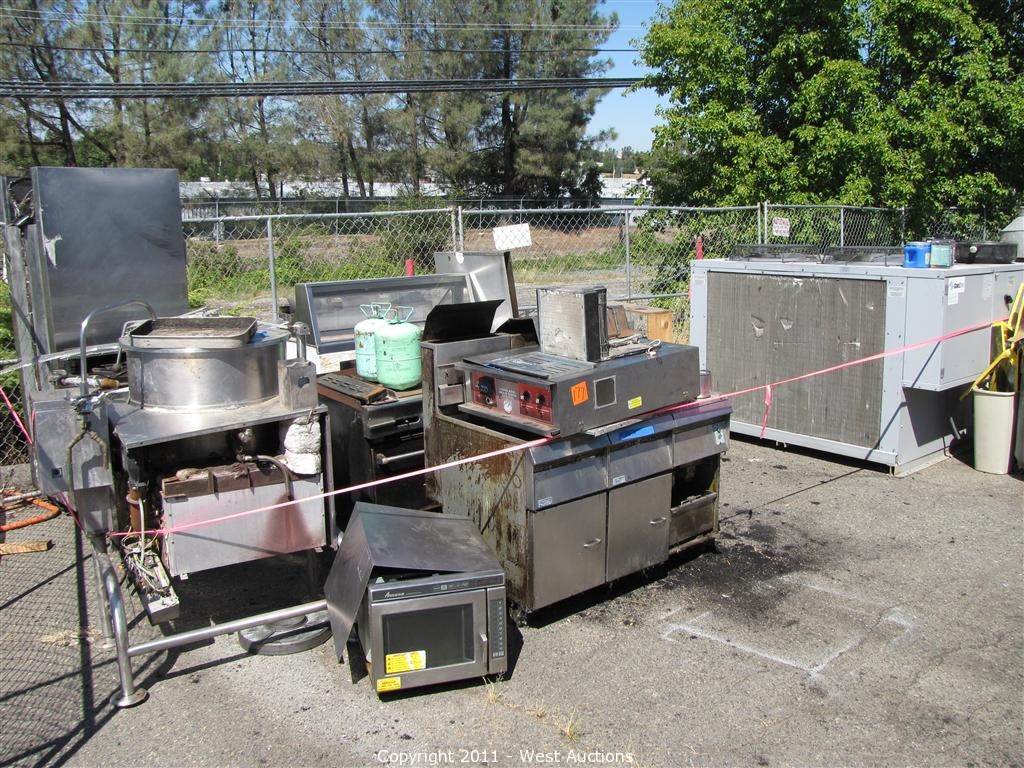 West Auctions Auction Metalworking Machines, Restaurant Equipment