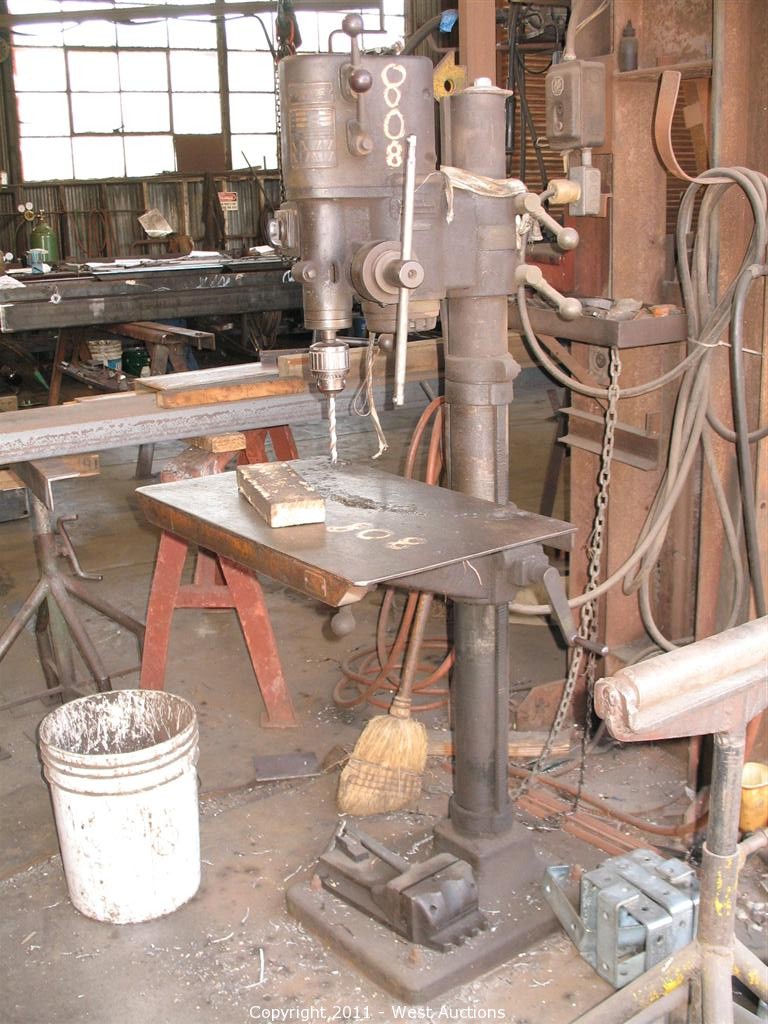 West Auctions Auction Metalworking Equipment, Utility Trucks