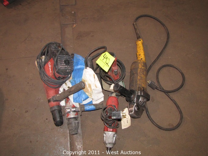 West Auctions Auction Metalworking Equipment, Utility Trucks