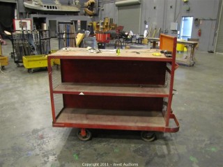 Steel Rolling Cart with Shelves