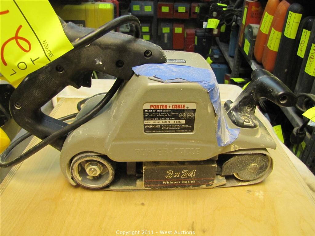 porter cable belt sander 3x24