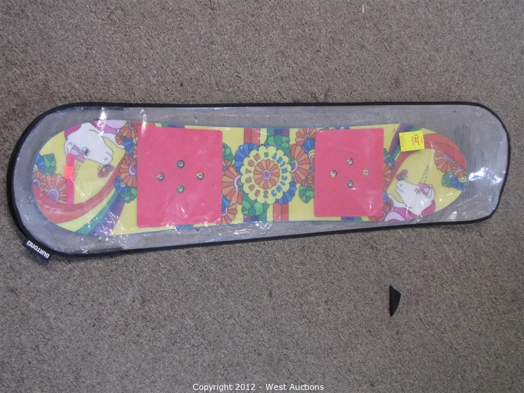 West Auctions Auction Bay Area Ski & Board Shop ITEM Burton Hero Chicklet 90 Snowboard