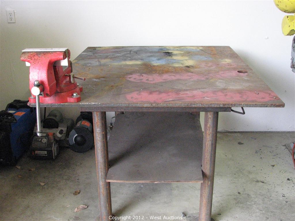 welding table vise