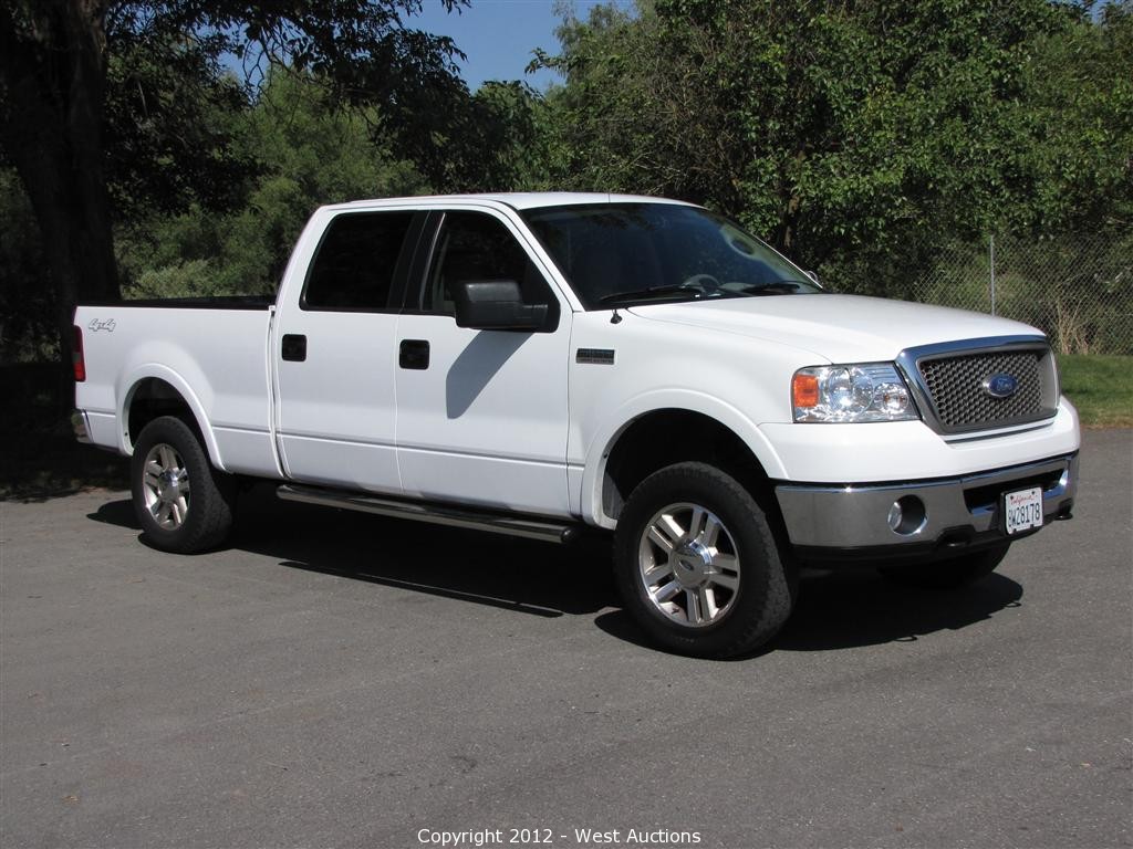 West Auctions Auction 2006 Ford F 150 Lariat 4 Wheel