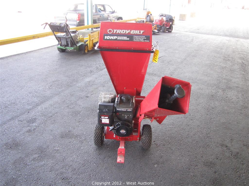 West Auctions Auction Surplus Liquidation Auction ITEM TroyBilt 10